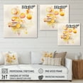 thumbnail image 4 of Designart Yellow Multi Shape Abstract IV Canvas Wall Art, 4 of 5