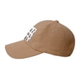 thumbnail image 3 of Baseball Cap Bent Eaves Design 6 Piece Cap Body Breathable Not Hot Plastic Cap Drag For Daily Travel Vacation Cute Gray Raccoon Khaki, 3 of 8