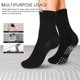 thumbnail image 3 of CHICHUMID 5Pares Calcetines De Yoga Antideslizantes De Para Pilates Y Fitness Multicolor, 3 of 7
