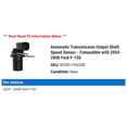 thumbnail image 2 of Automatic Transmission Output Shaft Speed Sensor - Compatible with 2004 - 2008 Ford F-150 2005 2006 2007, 2 of 2
