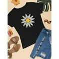 thumbnail image 3 of Smartprints Cute Daisy Flower Art T-Shirt Women -Image by Shutterstock, Female 4X-Large, 3 of 4
