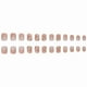thumbnail image 1 of Uñas postizas con degradado blanco, 24 unidades, 1 of 4