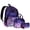 A, variant on Petmoko Starry Women's Backpack Fashion Waterproof Multi-layer Pocket Student Bag,3Pcs/Sets Canvas School Backpacks for College