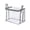 Grey2 32x24x25cm, variant on Clear Storage Zipper Bag,Heavy-Duty Plastic Storage Bag for Clothes,Moving and Storages,Stackable Bins Totes Bags with Handles and Zipper for Dorm Packing Home Organization(Beige 38x24x32cm)