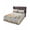 Blue Yellow, variant on Eucalyptus Leaves Bed Skirt Twin XL Size 18 Inch Drop, Spring Pastoral Butterfly Botanical Wrap Around Bed Skirts Set - 1 Bed Sheet & 1 Pillowcase(30"x20"), Dust Ruffle Bedding Sets