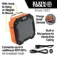 thumbnail image 3 of Klein Tools AEPJS3 Altavoz Bluetooth para el lugar de trabajo con imán y gancho, tiempo de funcionamiento de 20 horas, carga mediante USB A o C, emparejamiento de varios altavoces mediante transmisión, 3 of 5