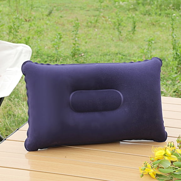 Inflatable Travel Pillow, Compact Camping Air Pillow, Adjustable Neck Support Pillow, Ultralight Backpacking Pillow, Portable Travel Cushion