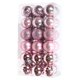 thumbnail image 3 of Bearachild 30 piezas de bolas de Navidad adornos inastillables decoraciones para árboles de Navidad juego de bolas colgantes para decoración de fiesta de Kits de decoración para fiestas Rosado Bearachild HA007626-05B, 3 of 6