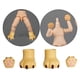 thumbnail image 5 of Muñeca BJD perfecl movible manos y pies de gato accesorios para cuerpo de muñeca articulada OB11 amarillo, 5 of 8