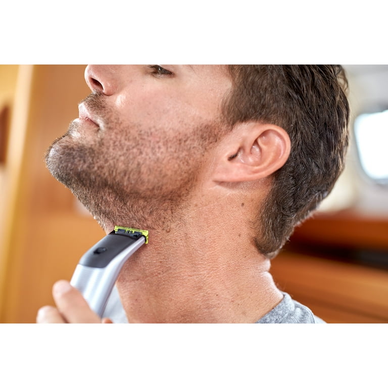 Philips Norelco Oneblade Pro Hybrid Electric Trimmer and Shaver, QP6520/70  (14 Length Comb) 