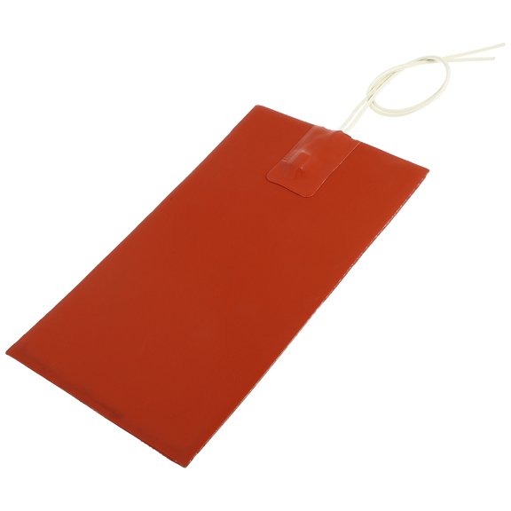 KALLORY 12V Engine Oil Pan Heater Dark Red Synthetic Material High Performance Heating Pad