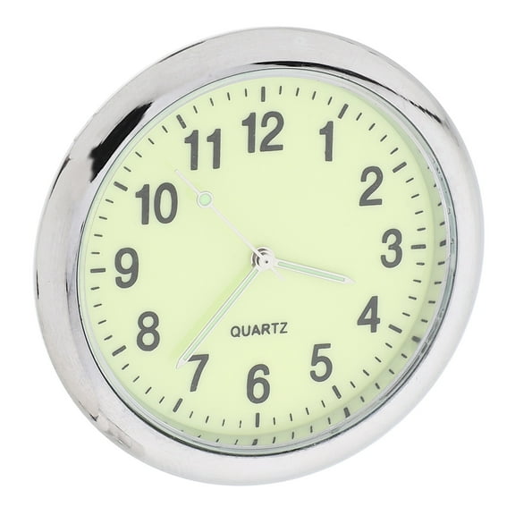 Worgeous Car Clock Car Dashboard Clock Stick On Clock Mini Clock Small Clock for Car Interior