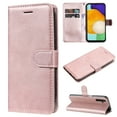 thumbnail image 1 of SaniMore for Samsung Galaxy A13 5G Case, with RFID Blocking [2 Card Slots] PU Leather Cover with Detachable Hand Strap Flip Kickstand Magnetic Wallet Cover for Samsung A13 5G, Rosegold, 1 of 9