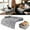 Grey, variant on Calming Bed Mat for with Soft Neck Bolster Protector Cushion and Cat Bed Design