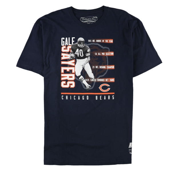 Mitchell & Ness Mens NFL Player Stat Graphic T-Shirt sayers 2XL