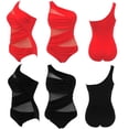 thumbnail image 3 of Women One Piece Monokini Bikini Push-up Halter Strap Swimsuit Bathing Suit Swimwear Plus Size, 3 of 6
