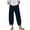 ☪060-Black, variant on Nuoqisi Women's Capri Pants Casual Summer Loose Fitted Cropped Lounge Pants Trousers