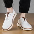 thumbnail image 4 of Men's Wide Casual Dress Shoes I Business Casual Sneaker Shoes for Men Comfortable Lightweight Walking Footwear, 4 of 8