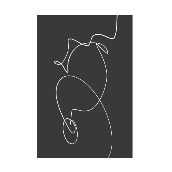 Trademark Fine Art uplusmestudio Ligne Essentiel Canvas Wall Art