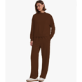 thumbnail image 5 of Women's two-piece oversized sweatshirt and jogging sweatpants set comfortable casual wear with pockets, 5 of 9
