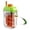 Orange, variant on Ice Cube Water Bottle with Straw, 6.89in Portable Ice Maker Bottle with Built in Ice Tray Freezer Safe for Making Ice Cubes Leakproof Drink Bottle for Juice Cold Drinks Outdoor Travel Kitchen Use