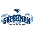 thumbnail image 2 of Mens Superman Look Up in the Sky World T Shirt, 2 of 5