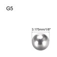 thumbnail image 2 of Uxcell G5 Bearing Precision Balls 304 Stainless Steel Silver Tone 10pcs 1/8", 2 of 5
