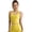 Yellow, variant on uvwlwu Women's Back Cutout Sports Bra Halter Neck Twisted Cropped Yoga & Workout Tank Top,S
