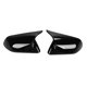 thumbnail image 1 of 2 tapas para espejo retrovisor de puerta, repuesto estilo bocina izquierda y derecha para Ford Mustang 2015-2022 Negro brillante, 1 of 14