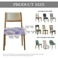 thumbnail image 6 of SEANATIVE Dragonfly Chair Covers Set of 2 Floral Chair Seat Covers for Dining Chairs Stretch Chair Protector Cover Scratch Resistant Dining Chair Slipcovers Dining Room Seat Covers for Chairs, 6 of 7
