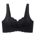thumbnail image 2 of Bras for Women Plus Size Front Closure Full Coverage No Underwire Bras for Seniors Comfort Wireless Front Close Push up Bras with Back Support Lace Sleeping Everyday Bras, 2 of 3