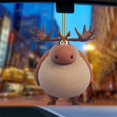thumbnail image 4 of Michellecmm Car Hanging Ornaments Cute Moose Rearview Mirror Charms Home Auto Interior Decorations, 4 of 7