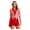 Red, variant on Women Christmas Candy Cane Clothes Sequins Striped Ballet Dance Leotard Unitards Xmas Party Jumpsuit Red XXL