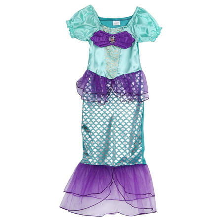 Toddler Girls Mermaid Costume Princess Ariel Generic Dress For Girls Party