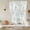Grey, Sage Green, variant on Green Grey Botanical Tie Up Curtains 45 Inches Long, Kitchen Window Curtains Over Sink, Spring Floral Summer Farmhouse Small Window Curtains Shade Balloon Curtains Valances for Bedroom/Cafe 34"x45"