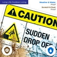 thumbnail image 5 of Sudden Drop Off Sign, ANSI Caution Sign,, 5 of 8