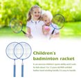 thumbnail image 1 of RuiJiao Clearance Outdoor Nylon Alloy Practical Children's Badminton Racket 1 Pair, 1 of 8