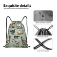 thumbnail image 4 of Lsque Vintage Farm Animals Print Drawstring Backpack Bag Sport Gym Sackpack Cinch Bags Drawstring Bags Draw String Sport Bag-Medium, 4 of 6
