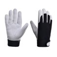 thumbnail image 1 of Leather Work Gloves Safety Labour Protection Garden Workers Welding Wear-Resistant, 1 of 7