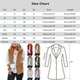 thumbnail image 3 of Women's Plus Size Casual Color Block Plush Sweatshirt Zipper Blouse Warm Coat Vest Tanks Zip up Jackets for Women Dry Jacket Women, 3 of 5