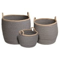 thumbnail image 3 of Colonial Mills Prevé Indoor/Outdoor Basket - Taupe & Blue 12"x12"x12", 3 of 3