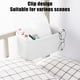 thumbnail image 5 of Cubo de basura colgante, contenedor de almacenamiento de pared para dormitorio, paquete de 1 para litera superior, organizador que ahorra espacio para dormitorios universitarios y, 5 of 8