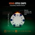 thumbnail image 5 of KFFKFF 200-Piece Poker Chip Set with Aluminum Case Cards 11.5 Gram Casino Chips 4colors, 5 of 8