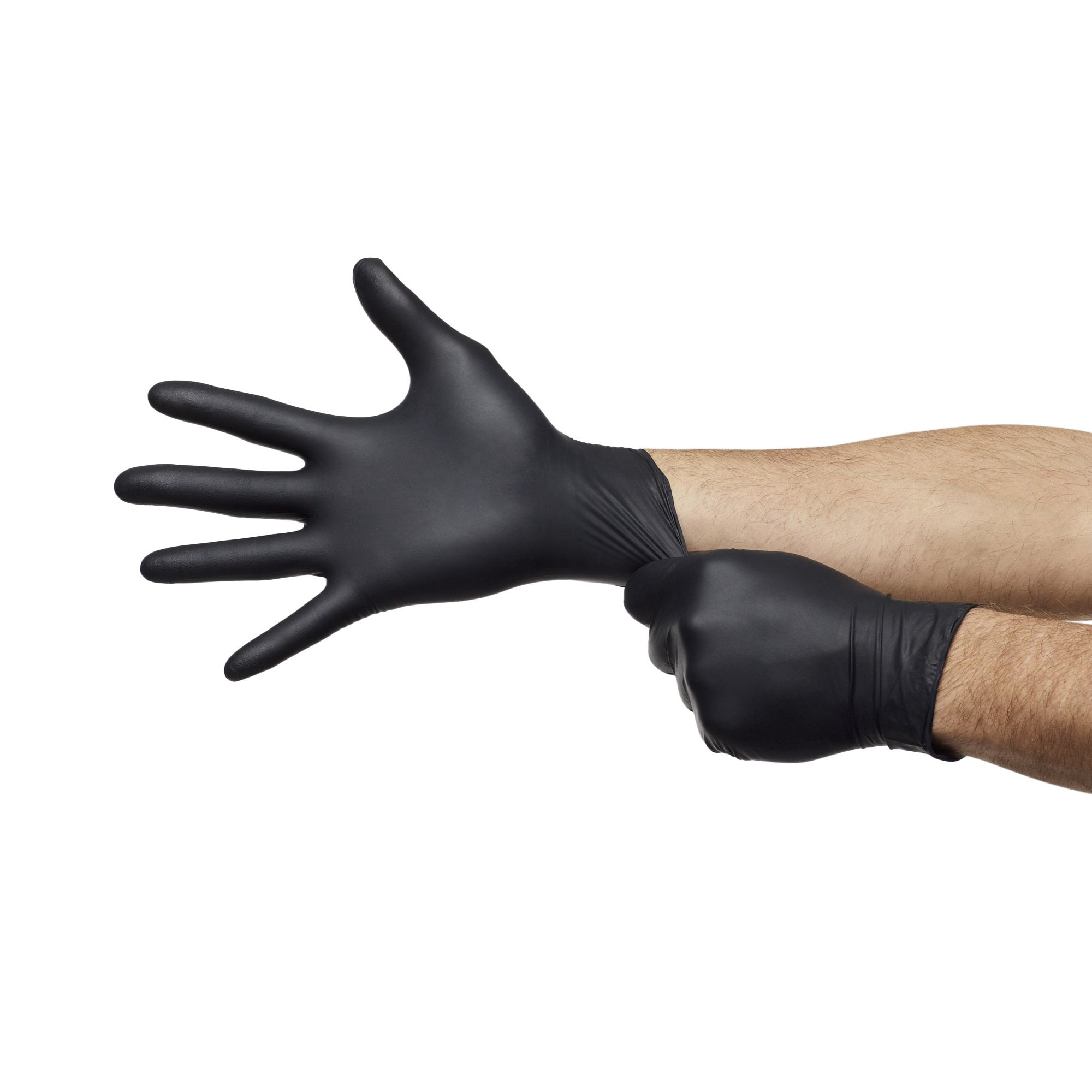 Ansell Microflex MK-296 MidKnight Disposable Nitrile Exam Glove, Black Medium, Case of 1000