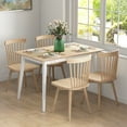 thumbnail image 2 of HOMCOM Dining Table Farmhouse Kitchen Table w/ Wood Frame for Dining Room, 2 of 10