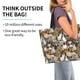 thumbnail image 2 of Balery Cut Cats Bolsa Tote Estilo Estético con Cremalleras, Bolsa de Hombro, Bolsa de Compras Grande y Plegable, 2 of 8