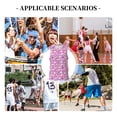 thumbnail image 6 of Sikiie Skull Blue Flower Basketball Jersey Reversible Men's Mesh Athletic Sports Shirts Training Practice S-4XLSmall, 6 of 6