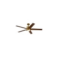 thumbnail image 3 of Kichler 56" Brahm Natural Brass LED Ceiling Fan with White Blades, 3 of 9