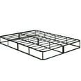 thumbnail image 2 of 700lbs Capacity Full Mattress Foundation - Metal, Textured Fabric High Profile Fabric, Black Metal, 2 of 7