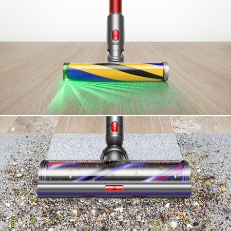 Dyson - Outsize+ Cordless Vacuum - Iron/Red